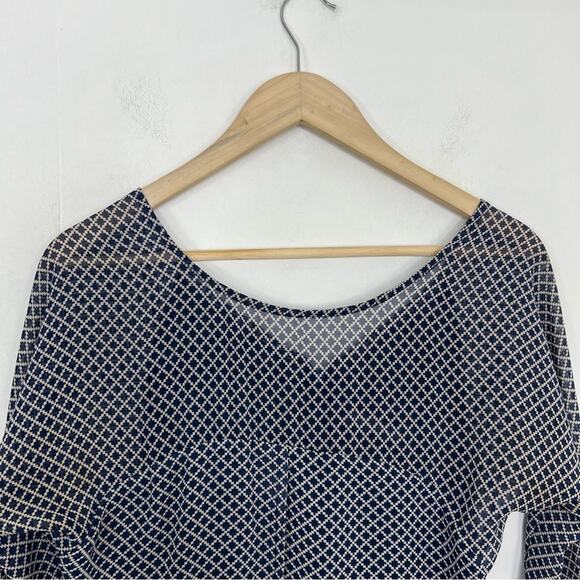 Camilla & Marc Kingston Mosaic Print Blue Dress Size 2 - Picture 4 of 15